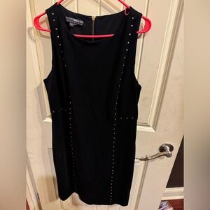 Boston Proper Black Studded Dress